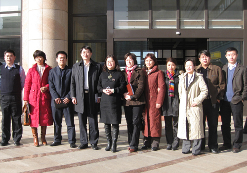 海淀区发改委调研多媒体创意产业园 合影